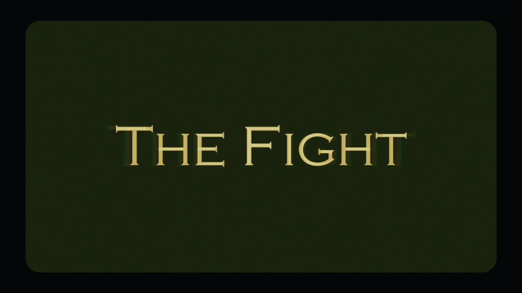 "The Fight" (2025) video poetry.