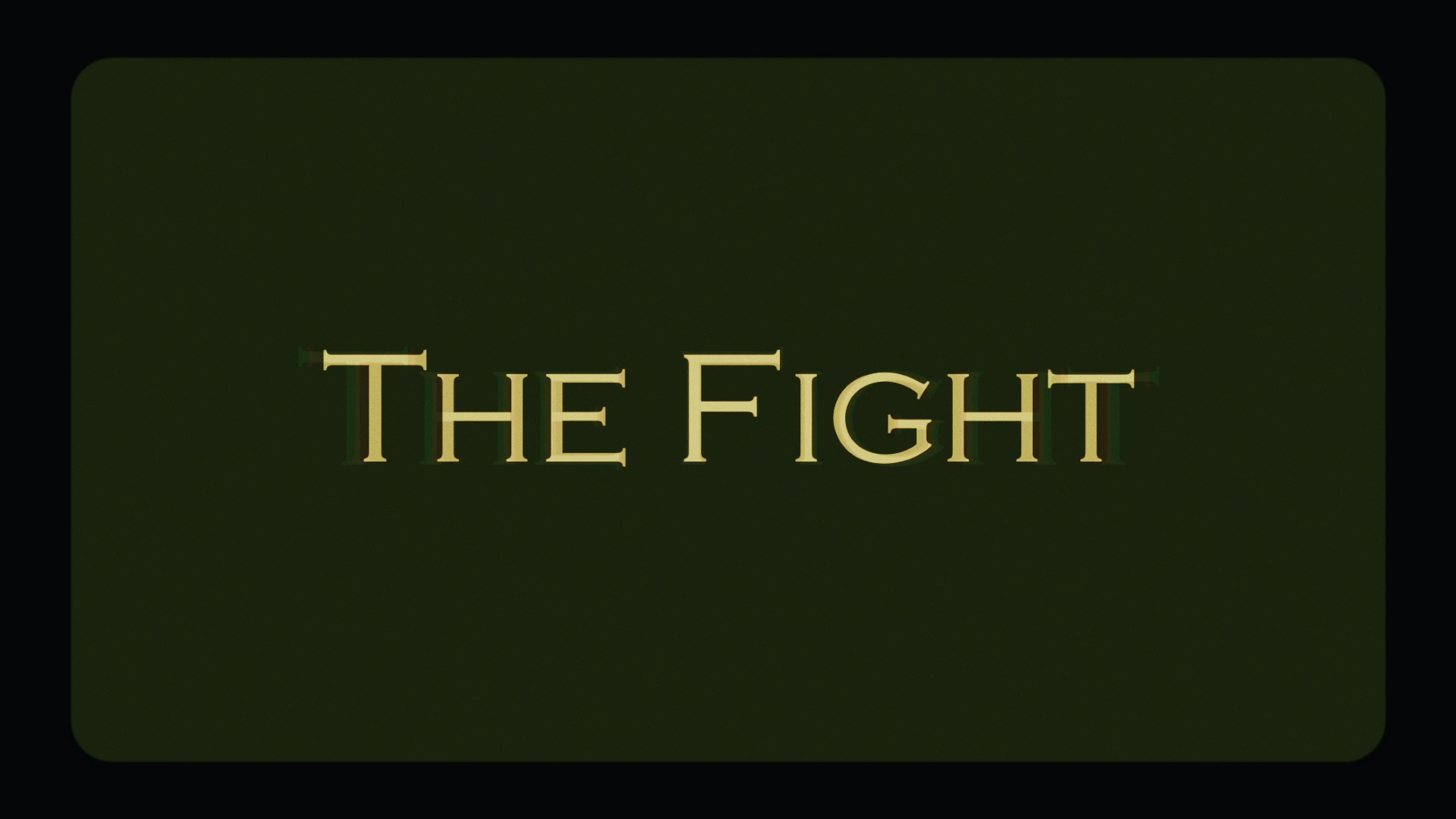 "The Fight" (2025) video poetry.